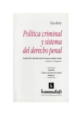 book Política criminal y sistema del derecho penal