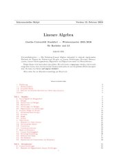 book Lineare Algebra [Lecture notes]