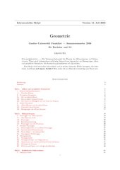 book Geometrie [Lecture notes]