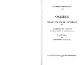 book Origène : Homélies sur les Nombres XX - XXVIII