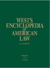 book West’s Encyclopedia of American Law (13 Volume Set)