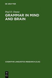 book Grammar in Mind and Brain