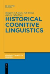 book Historical Cognitive Linguistics