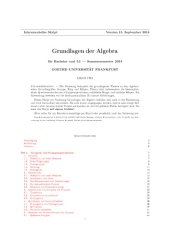 book Grundlagen der Algebra [Lecture notes]