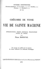 book Vie de sainte Macrine