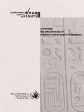 book Assessing the Effectiveness of National Human Rights Institutions