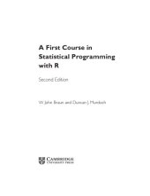 book A First Course in Statistical Programming with R