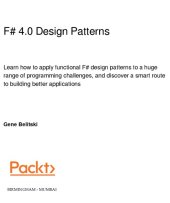 book F# 4.0 Design Patterns