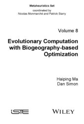 book Evolutionary Computation with Biogeography-based Optimization