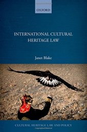 book International Cultural Heritage Law