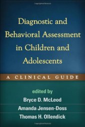 book Diagnostic and Behavioral Assessment in Children and Adolescents: A Clinical Guide