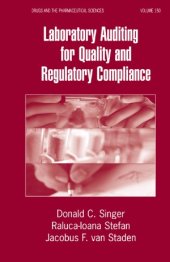 book Laboratory Auditing for Quality and Regulatory Compliance