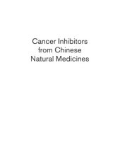 book Cancer Inhibitors from Chinese Natural Medicines