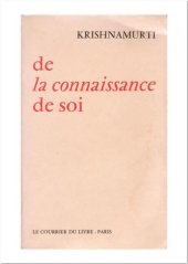 book De la connaissance de soi : Inde 1948-1950