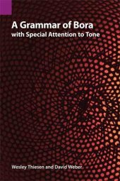 book A Grammar of Bora with Special Attention to Tone