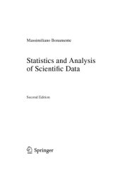 book Statistics and Analysis of Scientific Data