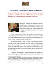 book [Article] Lo Gnosticismo di Giuseppe Barzaghi