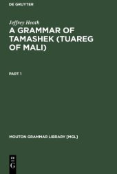 book A Grammar of Tamashek (Tuareg of Mali)