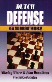 book Dutch Defense.  New and Forgotten Ideas