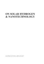 book On Solar Hydrogen & Nanotechnology