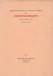 book Compte rendu des conférences et des questions et réponses, New York, 1935 (Traduit de l’anglais)