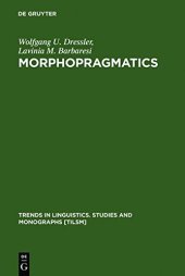 book Morphopragmatics