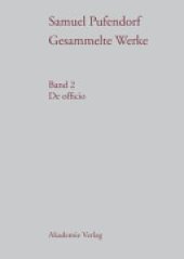 book Gesammelte Werke. Band 2: De officio.