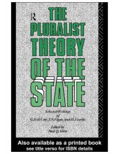 book The Pluralist Theory of the State: Selected Writings of G.D.H.Cole, J.N.Figgis, and H.J.Laski.