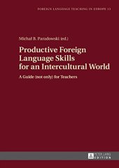 book Productive Foreign Language Skills for an Intercultural World: A Guide (not only) for Teachers