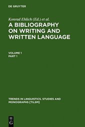 book A Bibliography on Writing and Written Language