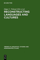 book Reconstructing Languages and Cultures