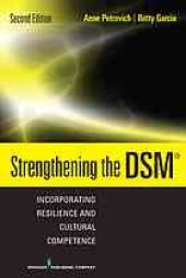 book Strengthening the DSM : incorporating resilience and cultural competence