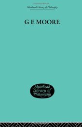 book G. E. Moore: Essays in Retrospect