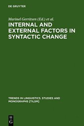 book Internal and External Factors in Syntactic Change