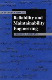 book An Introduction To Reliability and Maintainability Engineering