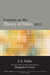 book Lectures on the Theory of Ethics (1812)