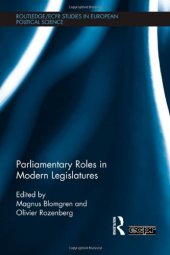 book Parliamentary Roles in Modern Legislatures