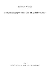 book Die Jenissej-Sprachen des 18. Jahrhunderts