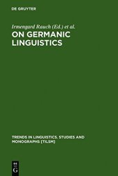 book On Germanic Linguistics