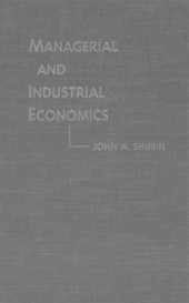 book Managerial and industrial economics