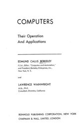 book Computers: their operation and applications