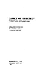 book Games of strategy: theory and applications