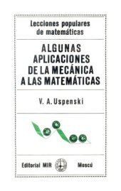 book Algunas aplicaciones de la mecánica a las matemáticas