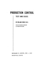 book Production control: text and cases