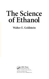 book The Science of Ethanol