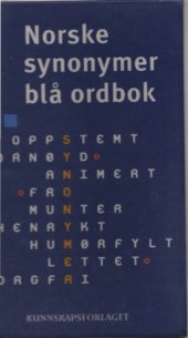 book Norske synonymer blå ordbok