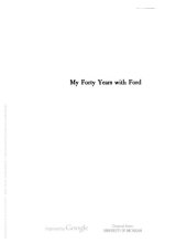 book My forty years with Ford