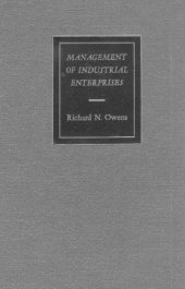 book Management of industrial enterprises