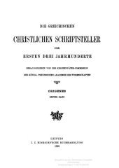 book Origenes: Band 1 Die Schrift vom Martyrium. Buch I–IV gegen Celsus