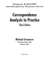 book Correspondence Analysis in Practice